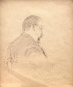 Repin, Ilja Jefimowitsch - Porträt von Komponist Alexander Glasunow (1865-1936)