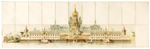 Mellgren, Carl Theodor - Architekturentwurf für ein russisches Kloster
