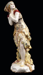 Iwanow, Dmitri Iosifowitsch - Tamara Karsawina im Ballett Der Feuervogel (L'Oiseau de feu) von I. Strawinsky