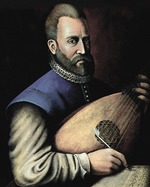 Unbekannter Künstler - Porträt von Komponist John Dowland (1563-1626)