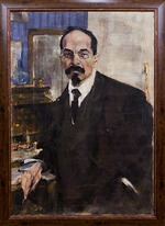 Feschin (Fechin), Nicolai Iwanowitsch - Porträt von Anatoli Wassiljewitsch Lunatscharski (1875-1933)
