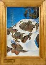 Gallen-Kallela, Akseli - Schnee auf den Klippen