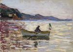 Kandinsky, Wassily Wassiljewitsch - Rapallo. Boot im Meer
