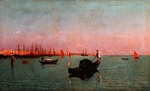 Ciardi, Guglielmo - Gondel in der Lagune