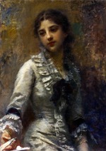 Ranzoni, Daniele - Bildnis eines Mädchens