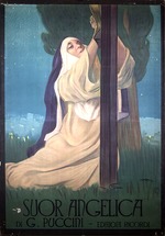 Metlicovitz, Leopoldo - Plakat für die Oper Suor Angelica (Schwester Angelica) von Giacomo Puccini