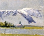 Caillebotte, Gustave - Trocknende Wäsche, Petit Gennevilliers