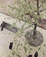 Caillebotte, Gustave - Der Boulevard von oben gesehen