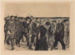 Kollwitz, Käthe - Weberzug. Aus dem Zyklus Ein Weberaufstand