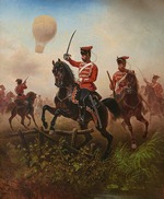 Meyerheim, Wilhelm Alexander - Preußische Kürassiere und Husaren im Deutsch-Französischen Krieg