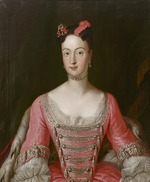 Pesne, Antoine - Prinzessin Sophie Friederike Wilhelmine von Preußen (1709-1758), Markgräfin von Brandenburg-Bayreuth