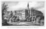 Unbekannter Künstler - Das Weimarer Stadtschloss. Aus: Thüringen und der Harz... von Friedrich von Sydow