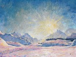 Giacometti, Giovanni - Wintersonne bei Maloja