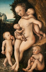 Cranach, Lucas, der Ältere - Barmherzigkeit