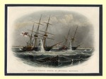 Unbekannter Künstler - Die Sprengung der Merlin und Firefly vor Kronstadt am 9. Juni 1855