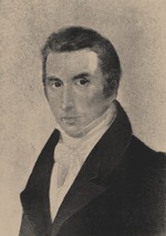 Mieroszewski, Ambrozy - Porträt von Mikolaj Chopin (1771-1844), der Vater von Frédéric Chopin