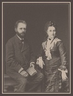 Djagowtschenko, Iwan Grigorjewitsch - Komponist Pjotr Iljitsch Tschaikowski (1840-1893) mit seiner Frau Antonina Miliukowa