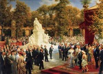 Werner, Anton von - Die Enthüllung des Richard-Wagner-Denkmals in Berlin am 1.Oktober 1903