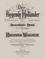 Wagner, Richard - Der fliegende Holländer, Berlin, Adolph Fürstner