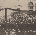 Unbekannter Fotograf - Richard Wagners Trauerzug in Bayreuth, 1883
