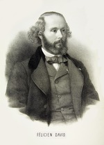 Unbekannter Künstler - Porträt von Félicien David (1810-1876)