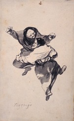 Goya, Francisco, de - Heiterkeit (Regozijo). Album Hexen und alte Frauen
