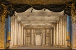 Slodtz, Paul Ambroise - Der Tempel der Minerva. Bühnenbildentwurf für das Petit Théâtre de la Reine, Versailles