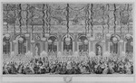 Cochin, Charles-Nicolas, der Jüngere - Dekoration der Spiegelgalerie in Versailles anlässlich der zweiten Hochzeit des Dauphins am 9. Februar 1747