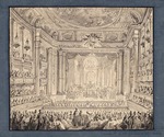 Moreau, Jean Michel, der Jüngere - Aufführung von Athalie von Jean Racine in der Opéra Royal de Versailles am 23. Mai 1770