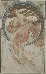 Mucha, Alfons Marie - Tanz (Aus der Serie Die Kunst)