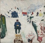 Munch, Edvard - Mann mit Schlitten