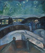 Munch, Edvard - Die Sternennacht