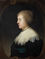 Rembrandt van Rhijn - Porträt von Gräfin Amalie zu Solms-Braunfels (1602-1675)