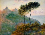 Monet, Claude - Die Kirche von Varengeville im Gegenlicht