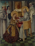 Schwäbischer Meister - Eintritt der Heiligen Klara ins Kloster