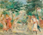 Renoir, Pierre Auguste - Das Krocketspiel (Mädchen im Garten von Montmartre)