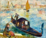 Renoir, Pierre Auguste - Der Canal Grande, Venedig (Gondel)