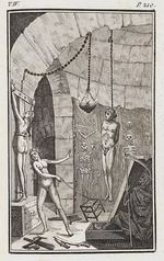 Bornet, Claude - Illustration für La nouvelle Justine von Marquis de Sade