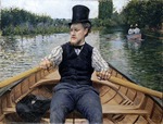 Caillebotte, Gustave - Ruderer mit Zylinder