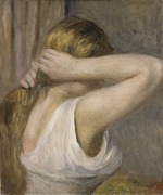Renoir, Pierre Auguste - Junge Frau mit erhobenen Armen
