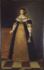 Unbekannter Künstler - Porträt von Cäcilia Renata von Österreich (1611-1644), Königin von Polen
