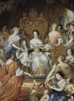Ehrenstrahl, David Klöcker - Allegorie der Regentschaft von Ulrike Eleonore von Schweden (1656-1693)