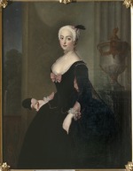Pesne, Antoine - Porträt von Anna Elisabeth Gräfin von der Schulenburg (1720-1741)