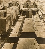 Unbekannter Fotograf - Panzerzüge der Roten Armee