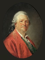 Aubry, Etienne - Porträt von Komponist Christoph Willibald Ritter von Gluck (1714-1787)