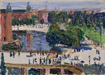 Kandinsky, Wassily Wassiljewitsch - Amsterdam. Blick aus dem Fenster