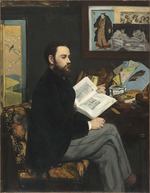 Manet, Édouard - Porträt von Émile Zola (1840-1902)