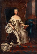 Schroeder, Georg Engelhard - Porträt von Ulrika Eleonore (1688-1741), Königin von Schweden