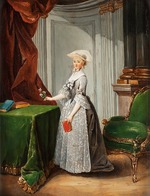 Ollivier, Michel Barthélemy - Porträt von Jeanne-Sophie de Vignerot du Plessis (1740-1773), Comtesse d'Egmonte