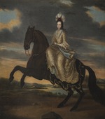 Unbekannter Künstler - Porträt von Herzogin Hedwig Sophia von Schleswig-Holstein-Gottorf (1681-1708), Königin von Schweden
